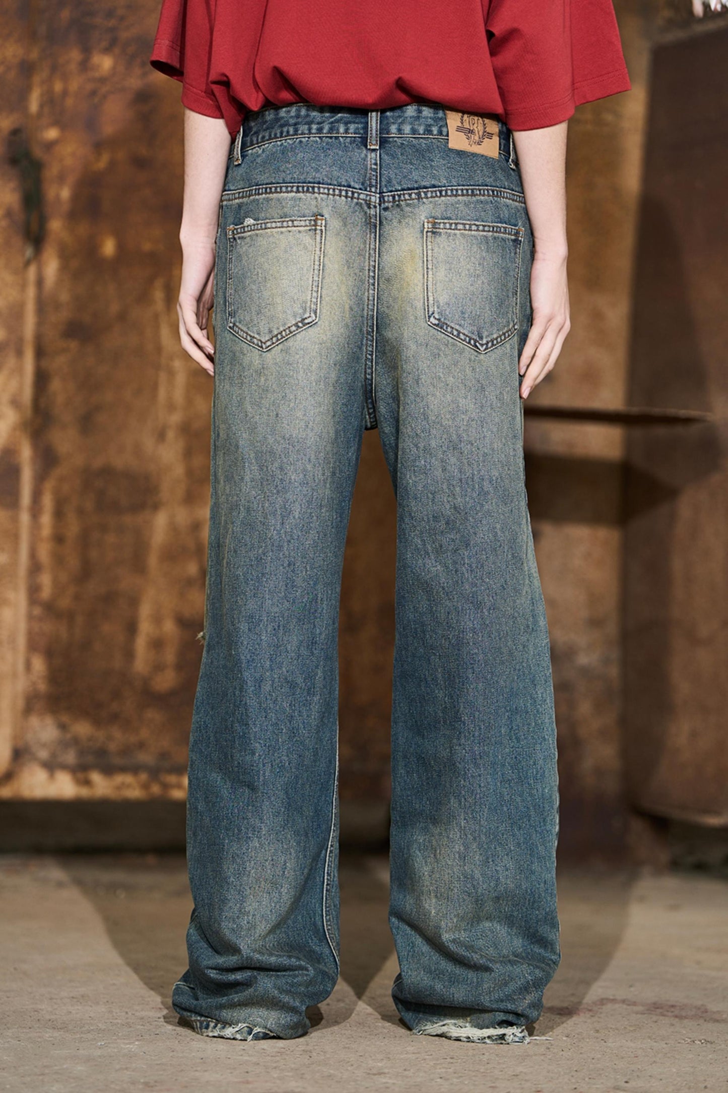 Handcrafted Cat Whiskers Jeans