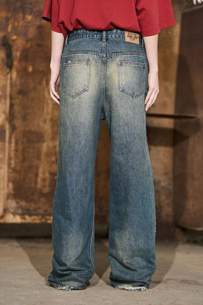 Handcrafted Cat Whiskers Jeans