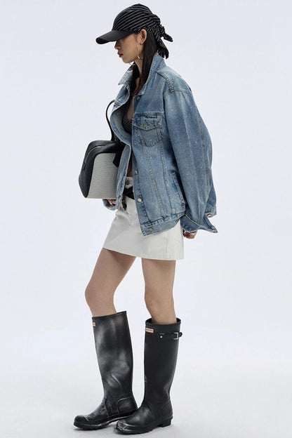 Diamond Blue Denim Jacket