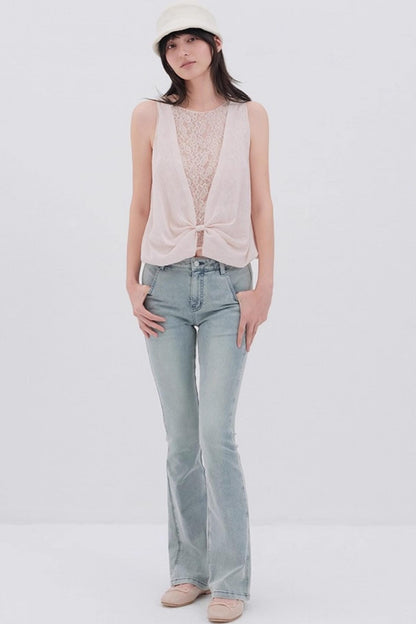 Sunshine Washed Bootcut Jeans