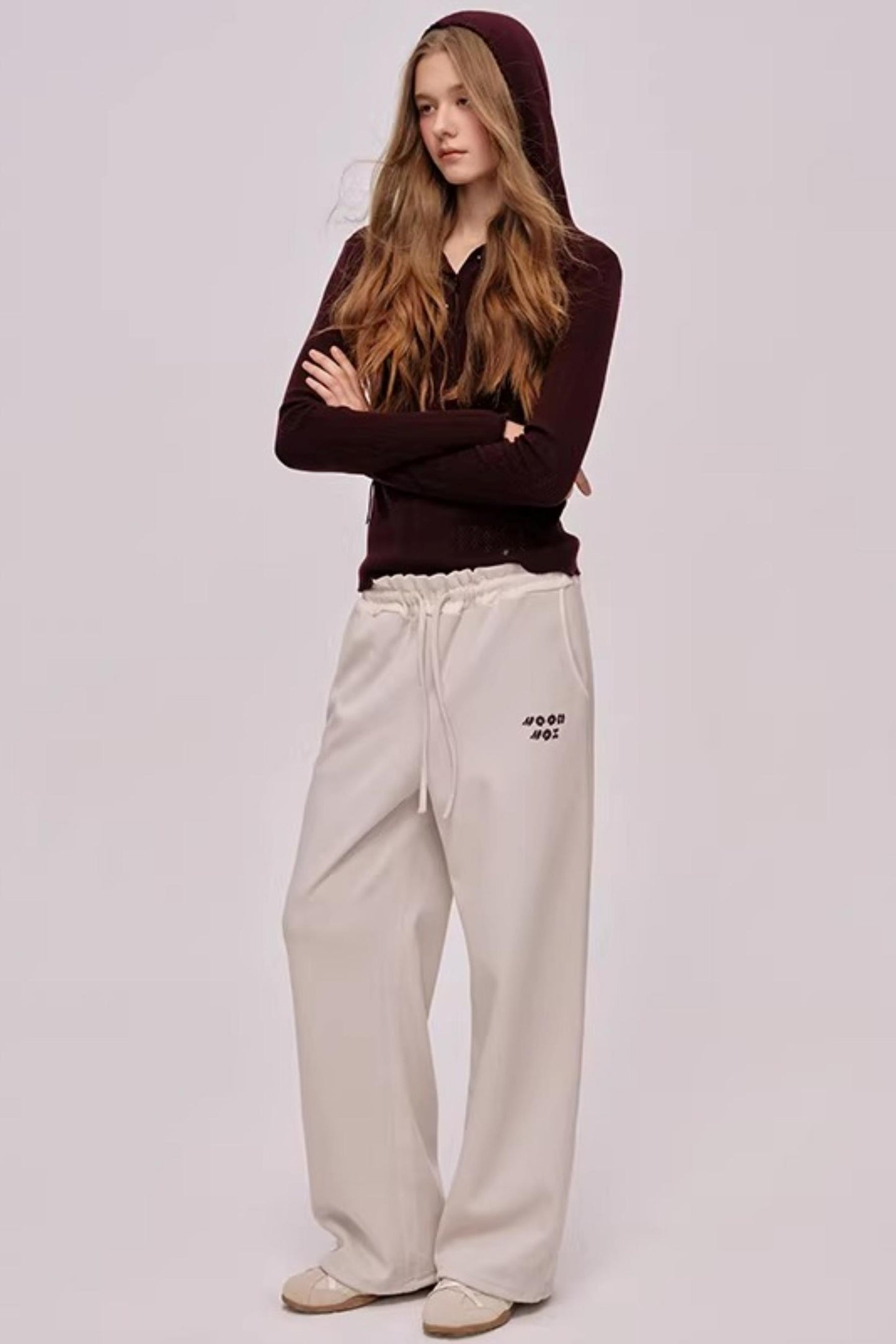 Skin-Friendly Ribbed Sweatpants