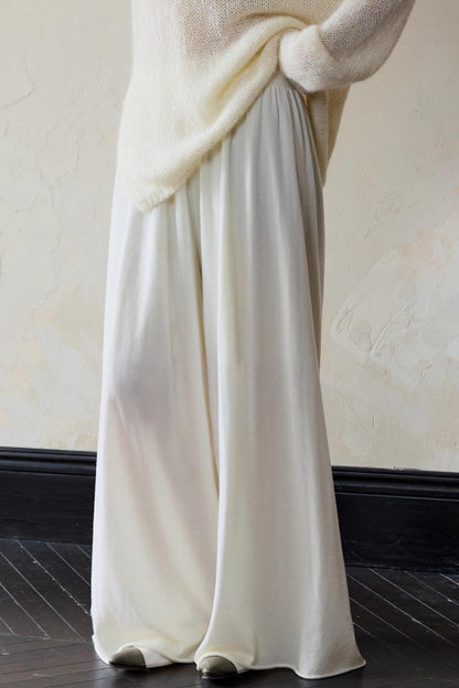 Casual Drape Wide-Leg Pants