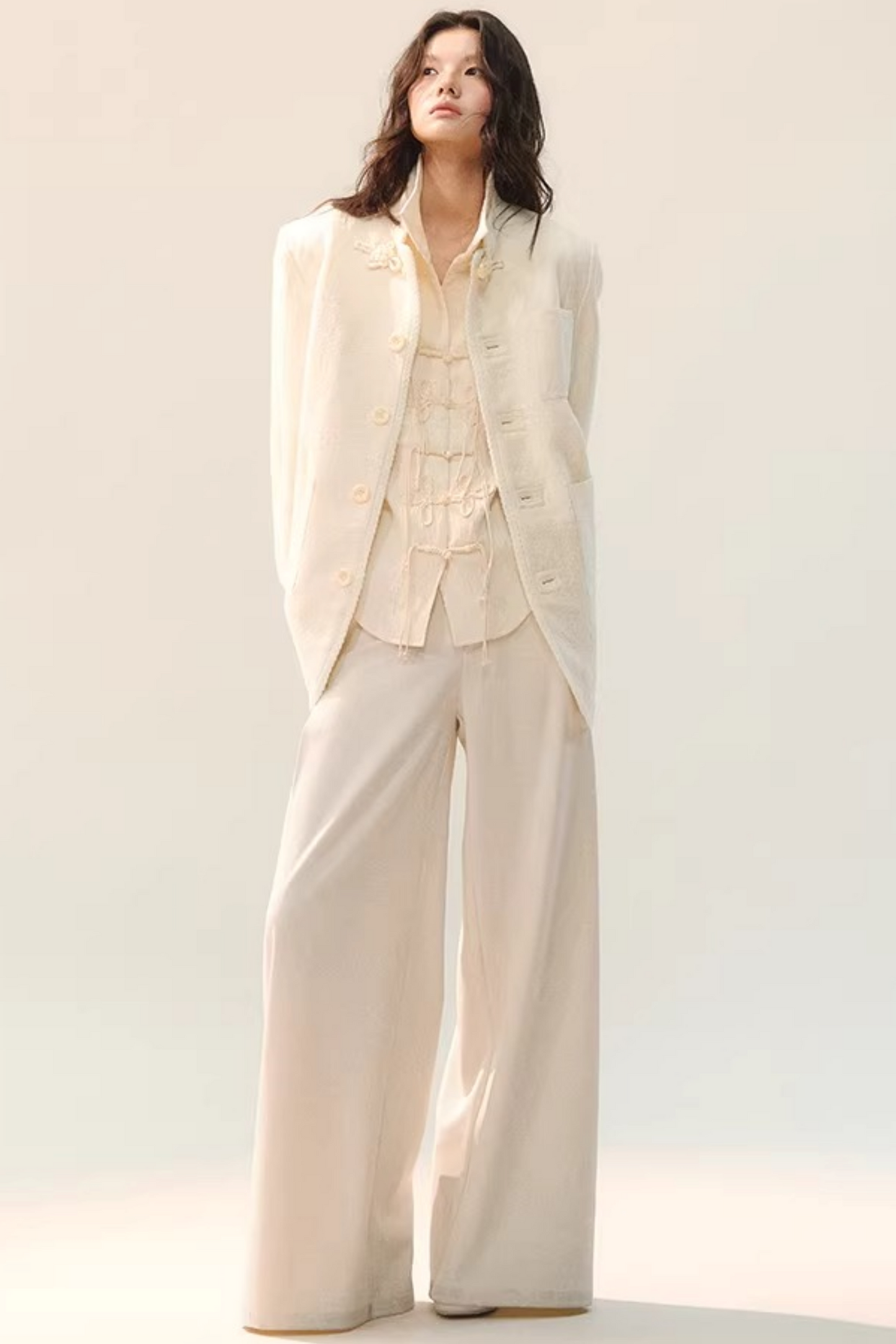 Pleated Shadow Shirt