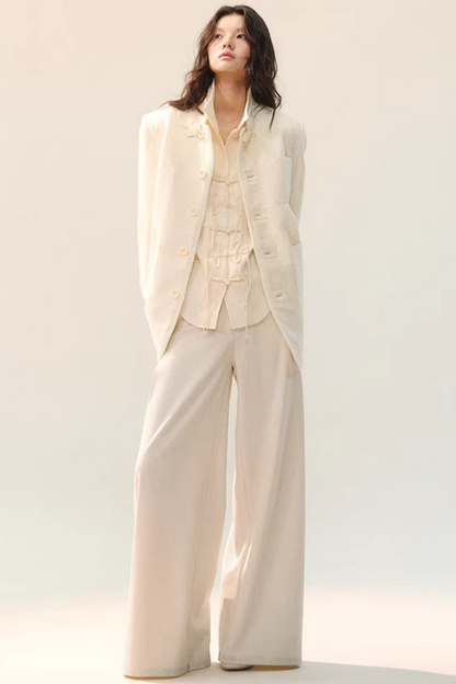 Pleated Shadow Shirt