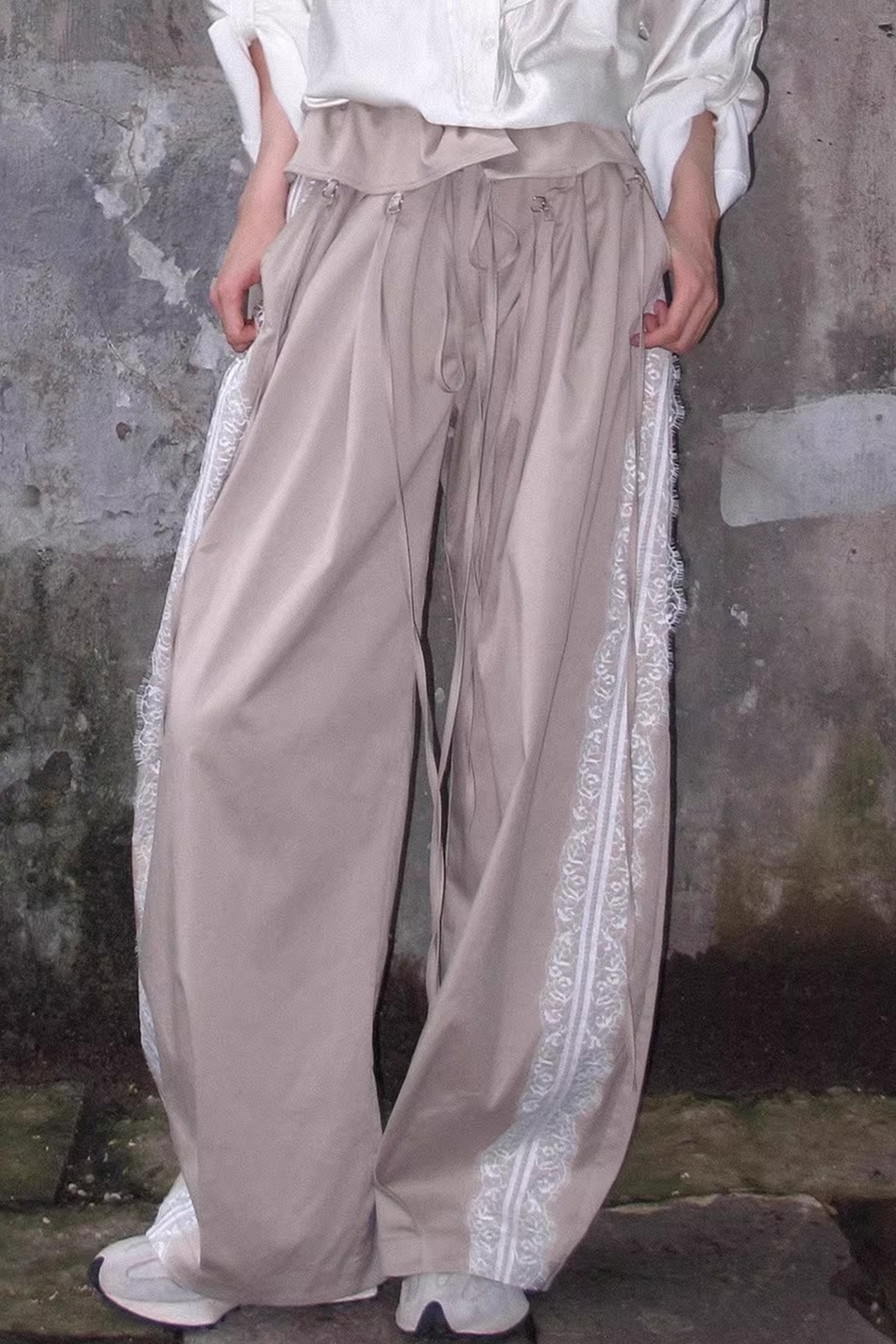 Tencel Lace Floral Pants