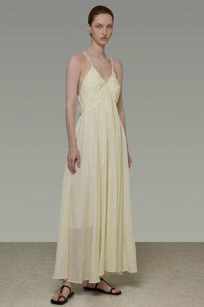 Summer Chic V-Neck Sleeveless Dress