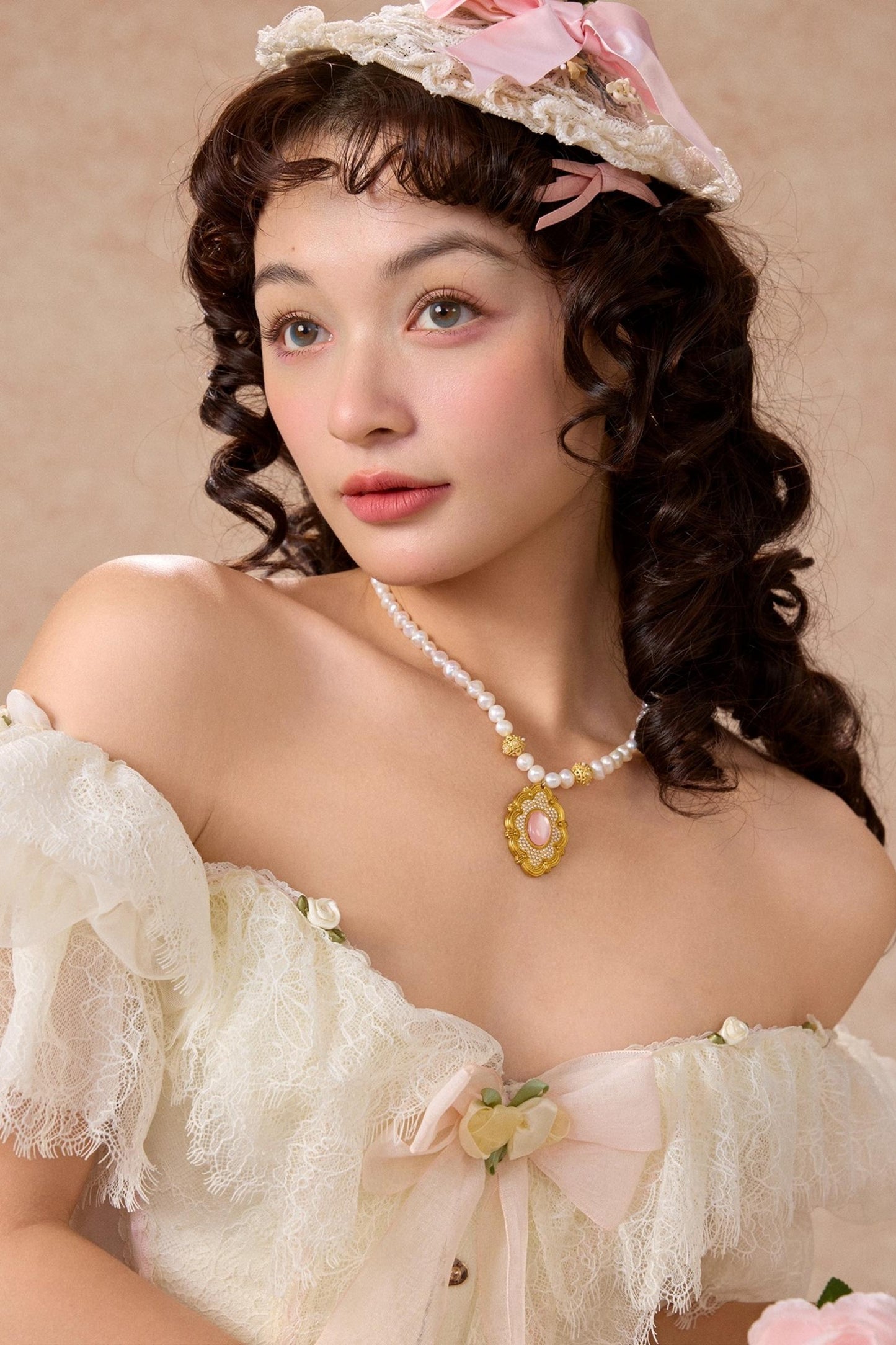 Morning Dew Lace Skirt Set-Up