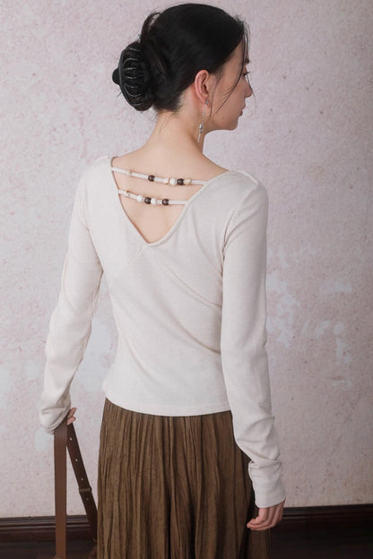 Autumn Beaded T-Shirt