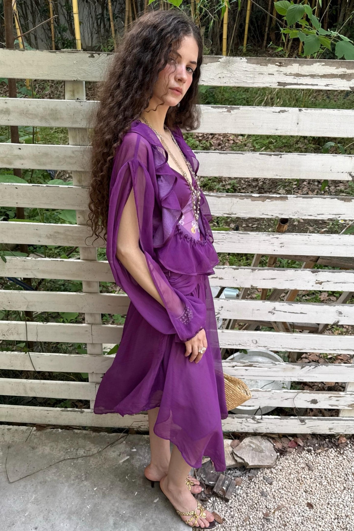 Ruffle Skeleton Skirt Set-Up