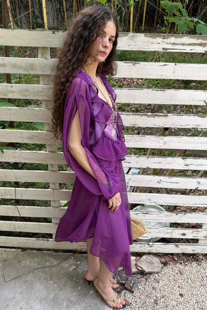 Ruffle Skeleton Skirt Set-Up