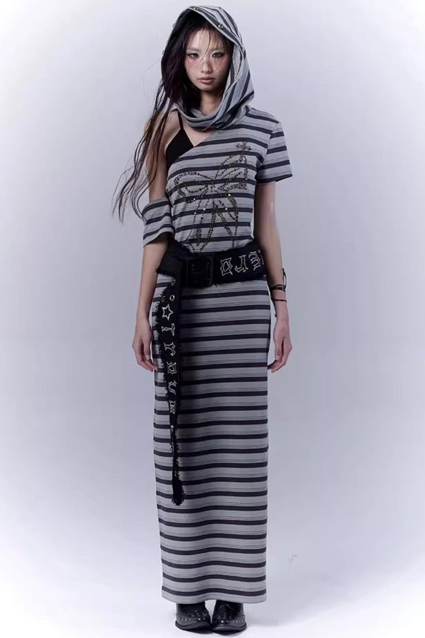 Striped Wasteland Dress Set-Up