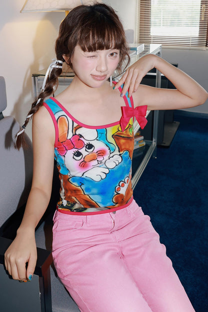 Summer Peach Heart Top