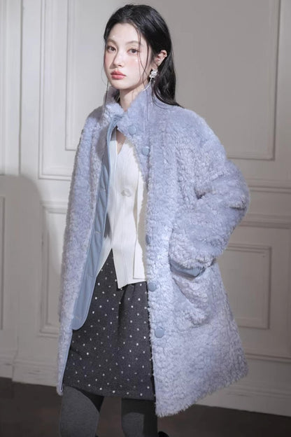 Reversible Misty Faux Fur Coat