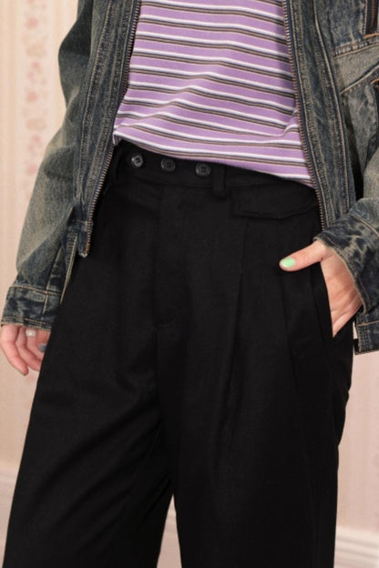 Night Feast Woolen Pants