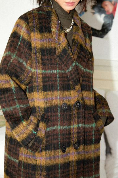 Chemical Girl Sunset Plaid Coat