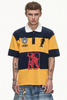 Yellow and Navy Blue