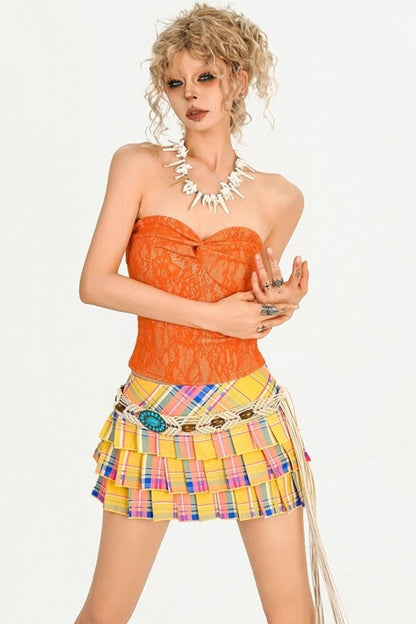 Sweet Lace Bandeau Top