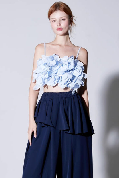 Ultra-Complex Double-Layer Petal Suspender