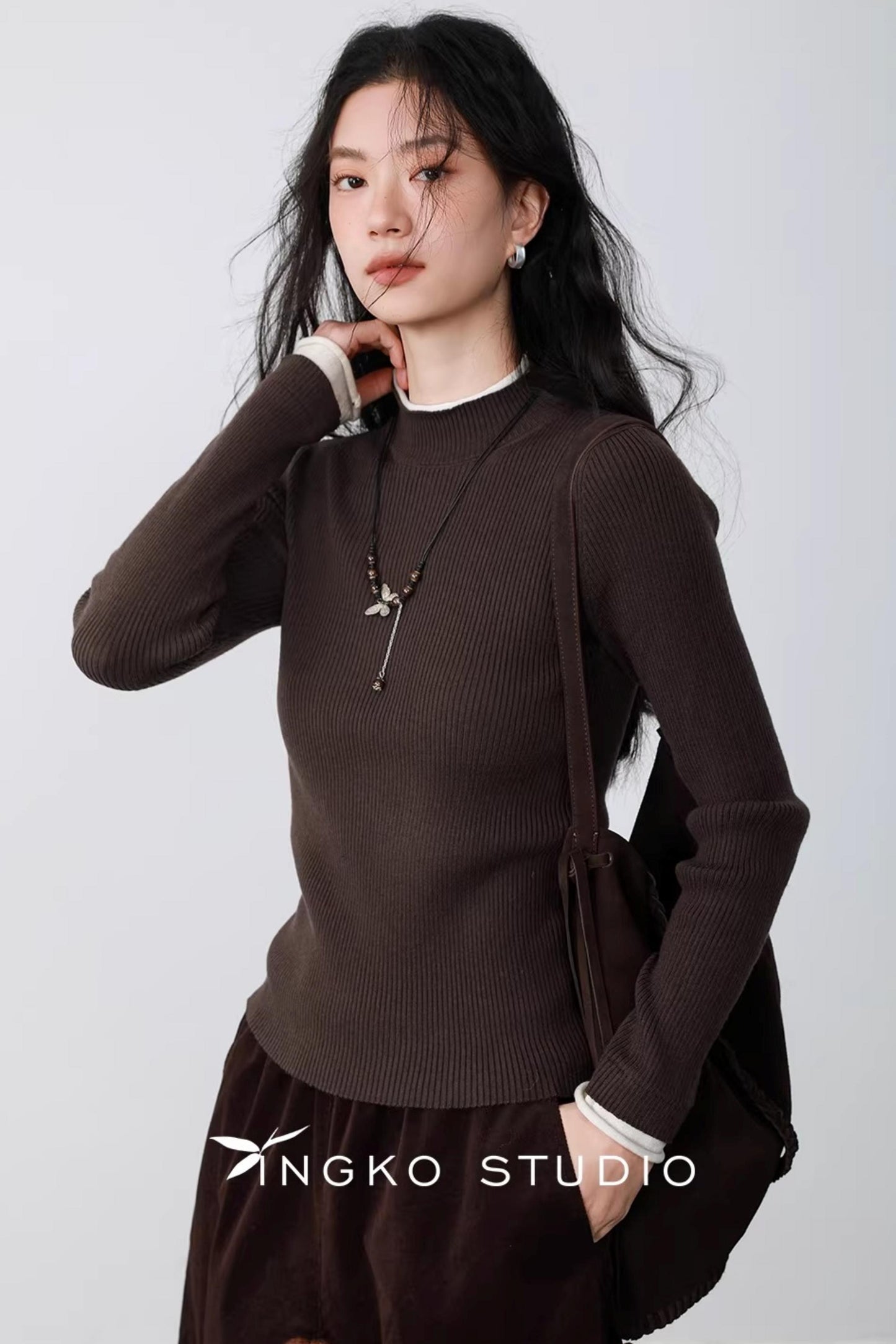 Autumn Leaf Color-Block Sweater