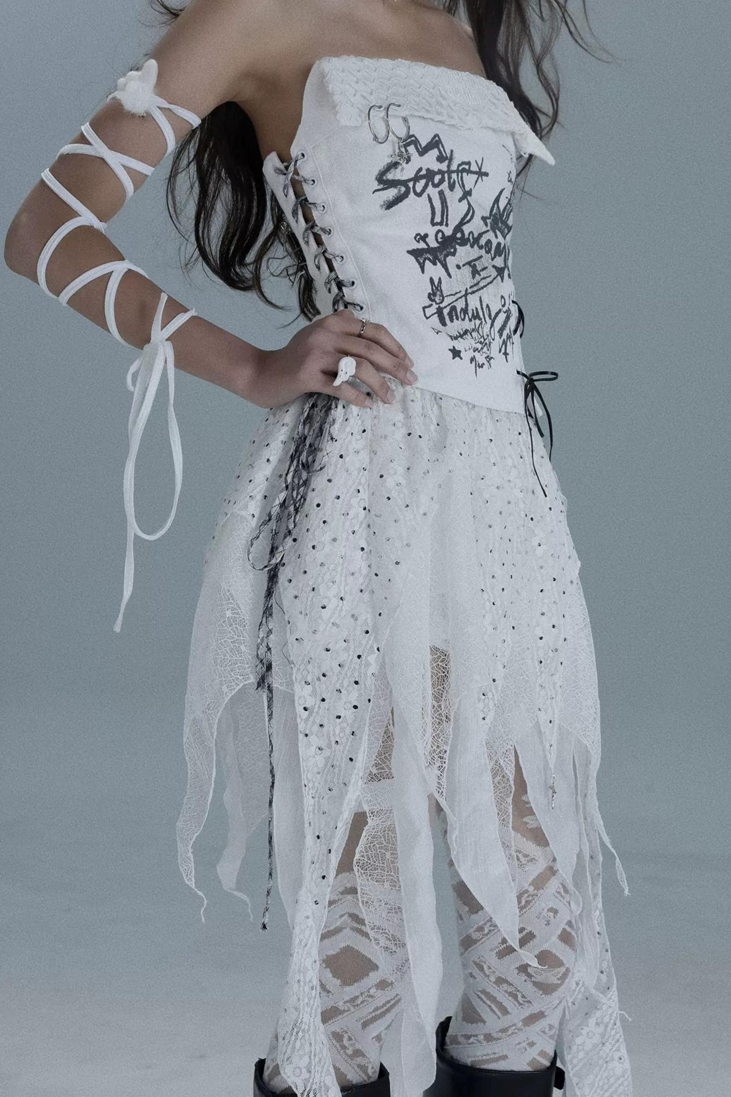 Nightmare Endgame Y2K Skirt