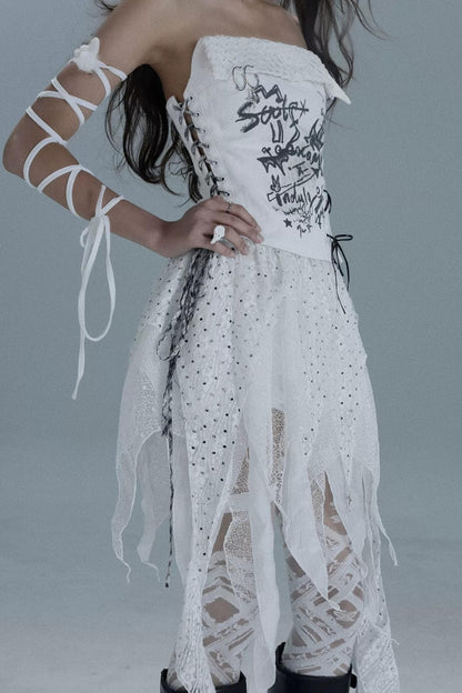 Nightmare Endgame Y2K Skirt