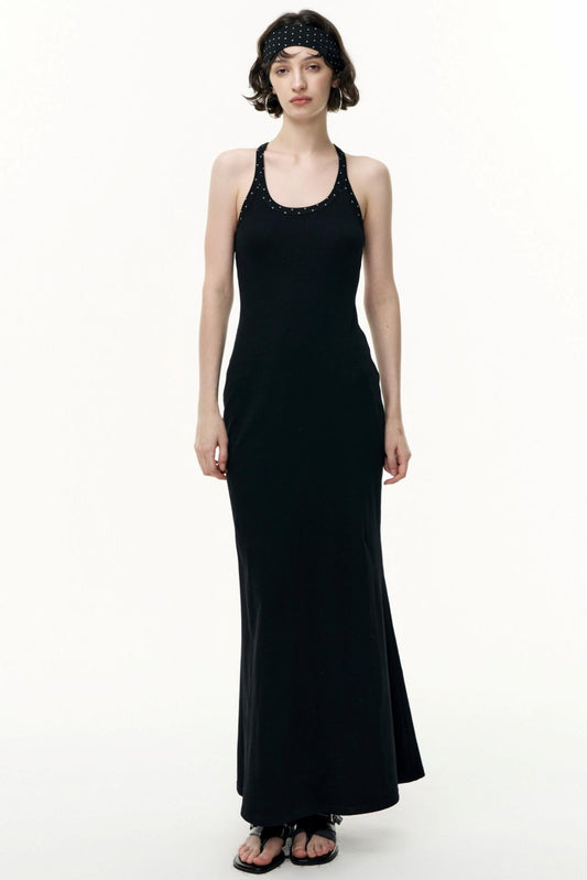 Tencel Striped Camisole Slim Dress