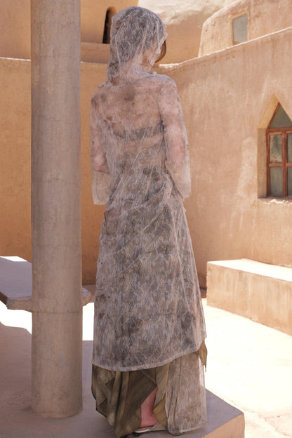 Flowing Lace Sunscreen Cover-up Top