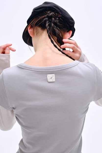 Breathing Aesthetics Rhinestone Blouse