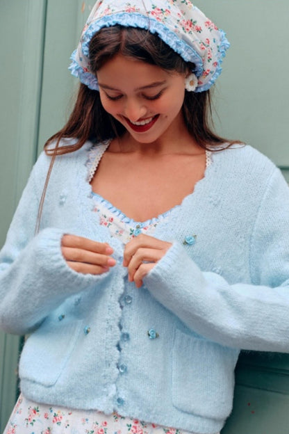 Blue French Pastoral Dress Set-Up