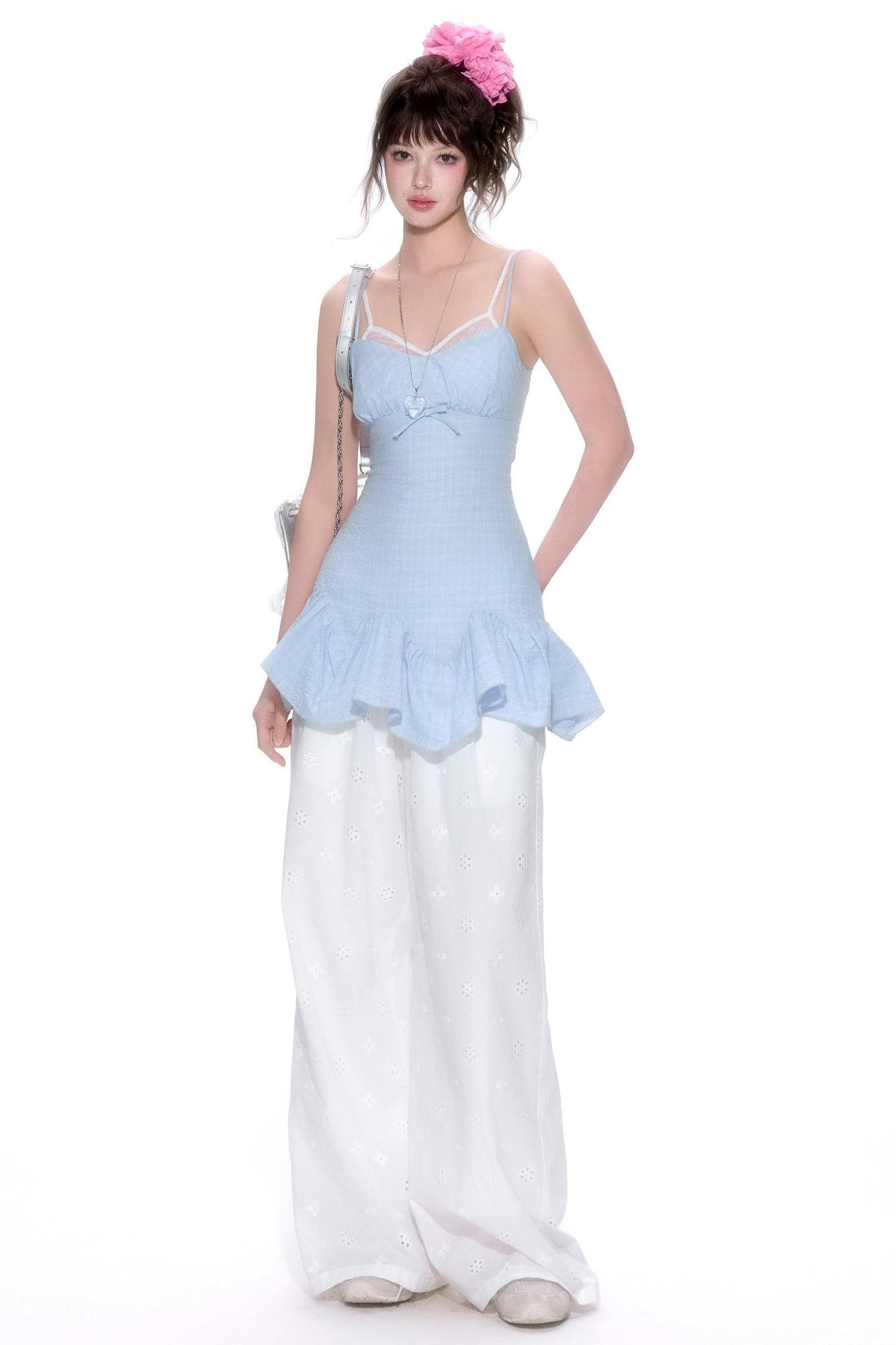 Summer Plaid Halter Top