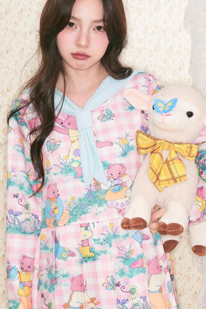 Fresh Peach Heart Dress