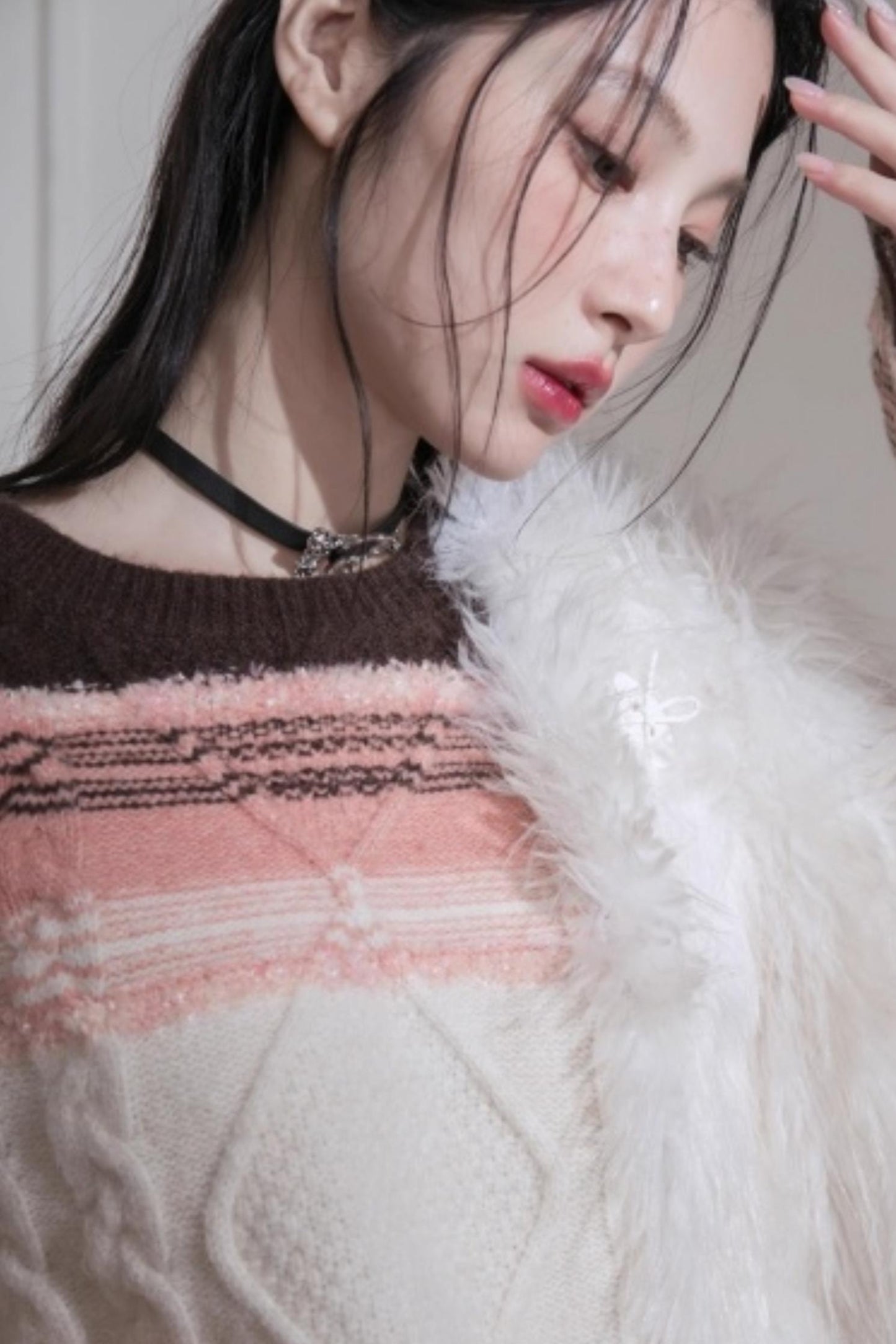 Sunset Gradient Knit Skirt Set