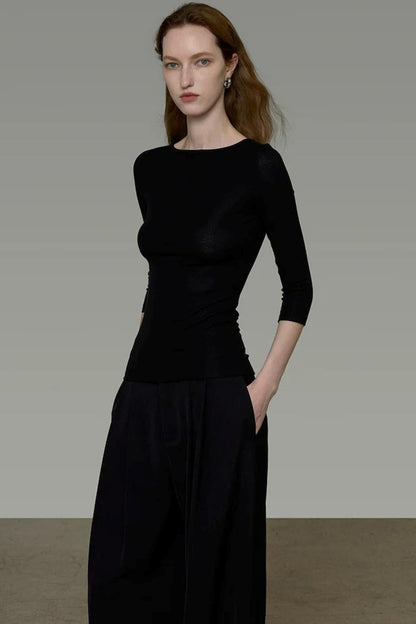Französisches rückenfreies Designer-Oberteil