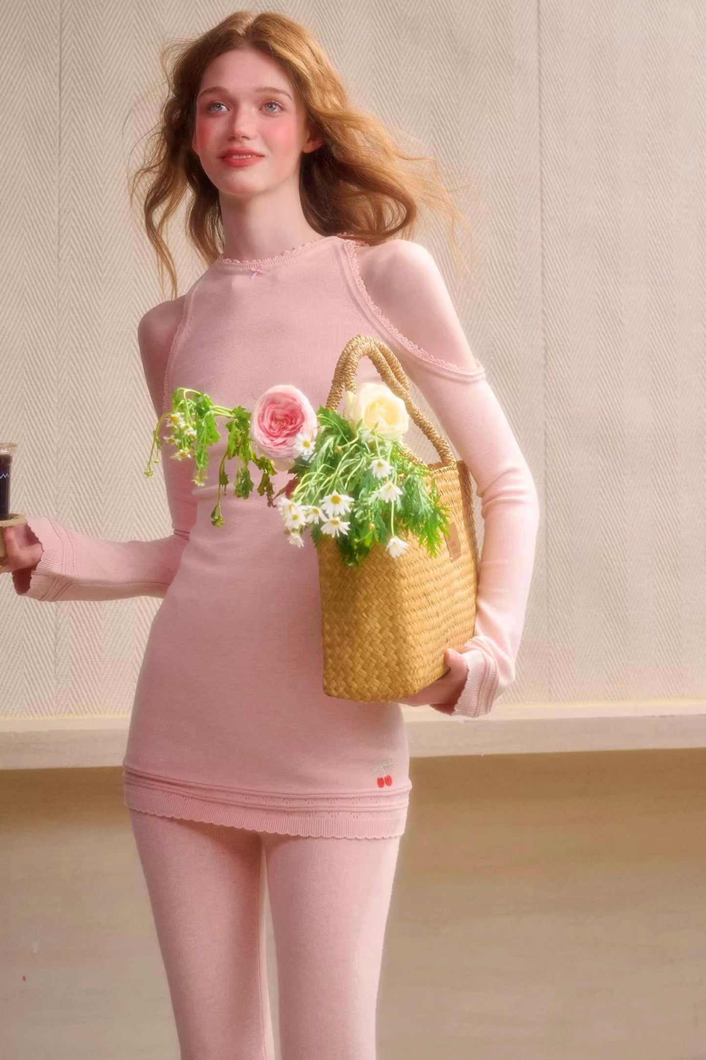 Baby Skin Crochet Knit Dress
