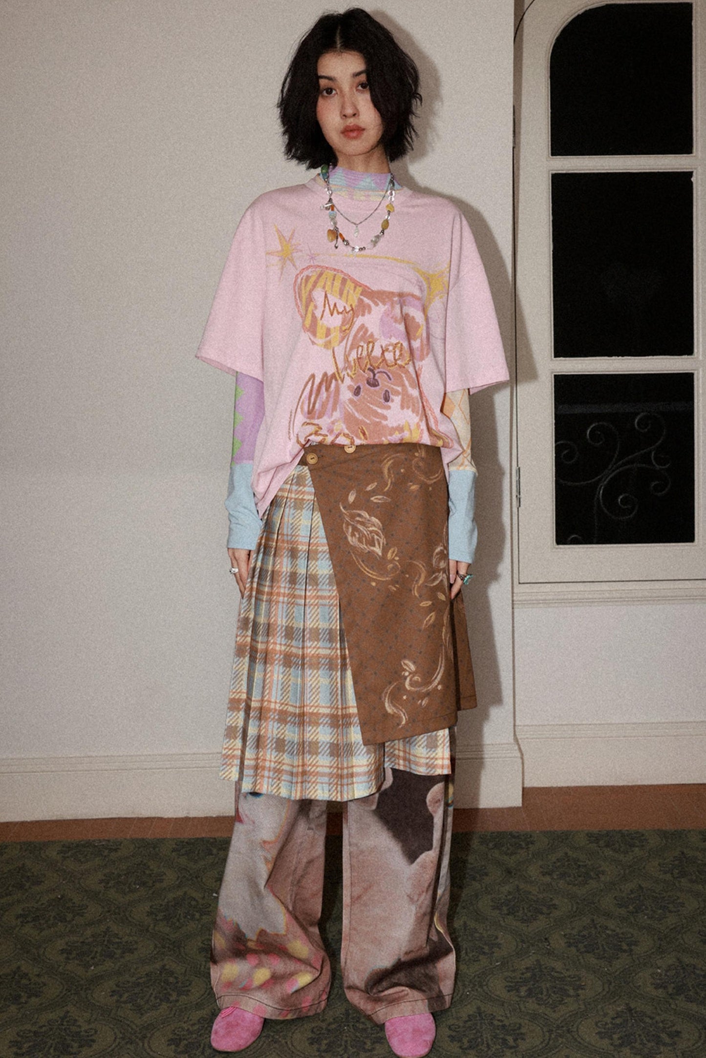Doll Club Wide-Leg Jeans