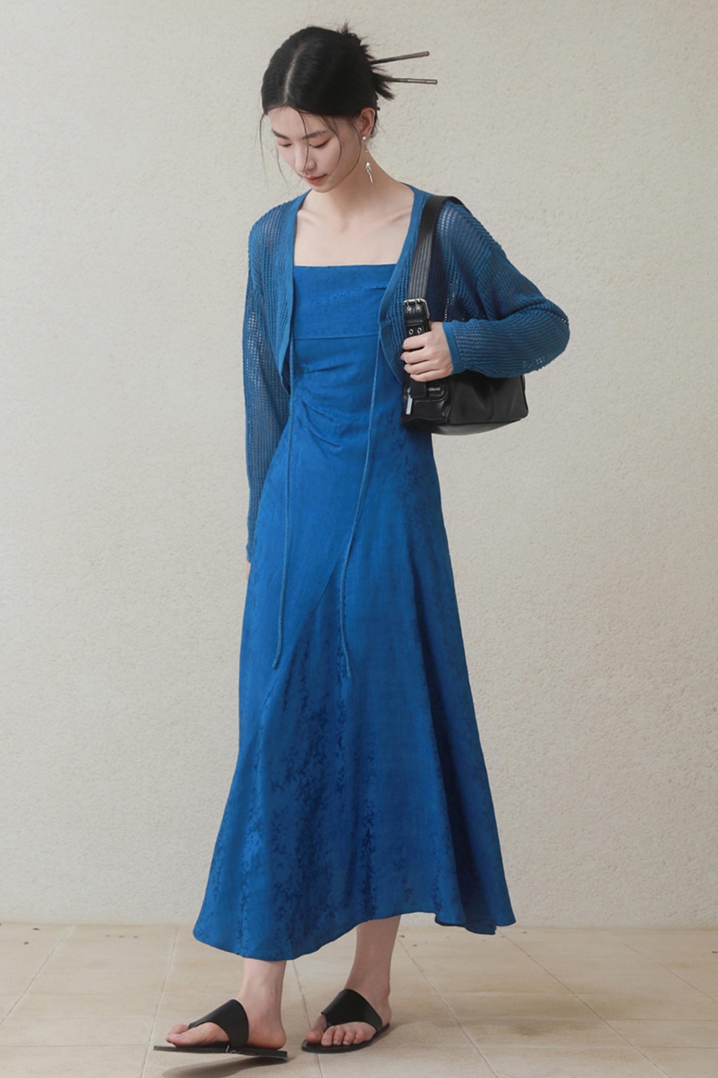 Summer Elegance Halter Dress