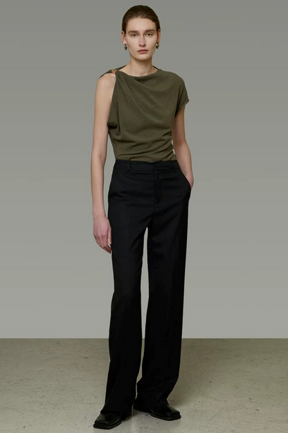 Unspoken Twist Knot Blouse