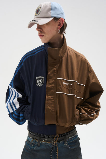 Casual Cropped Zip-Up Jacket