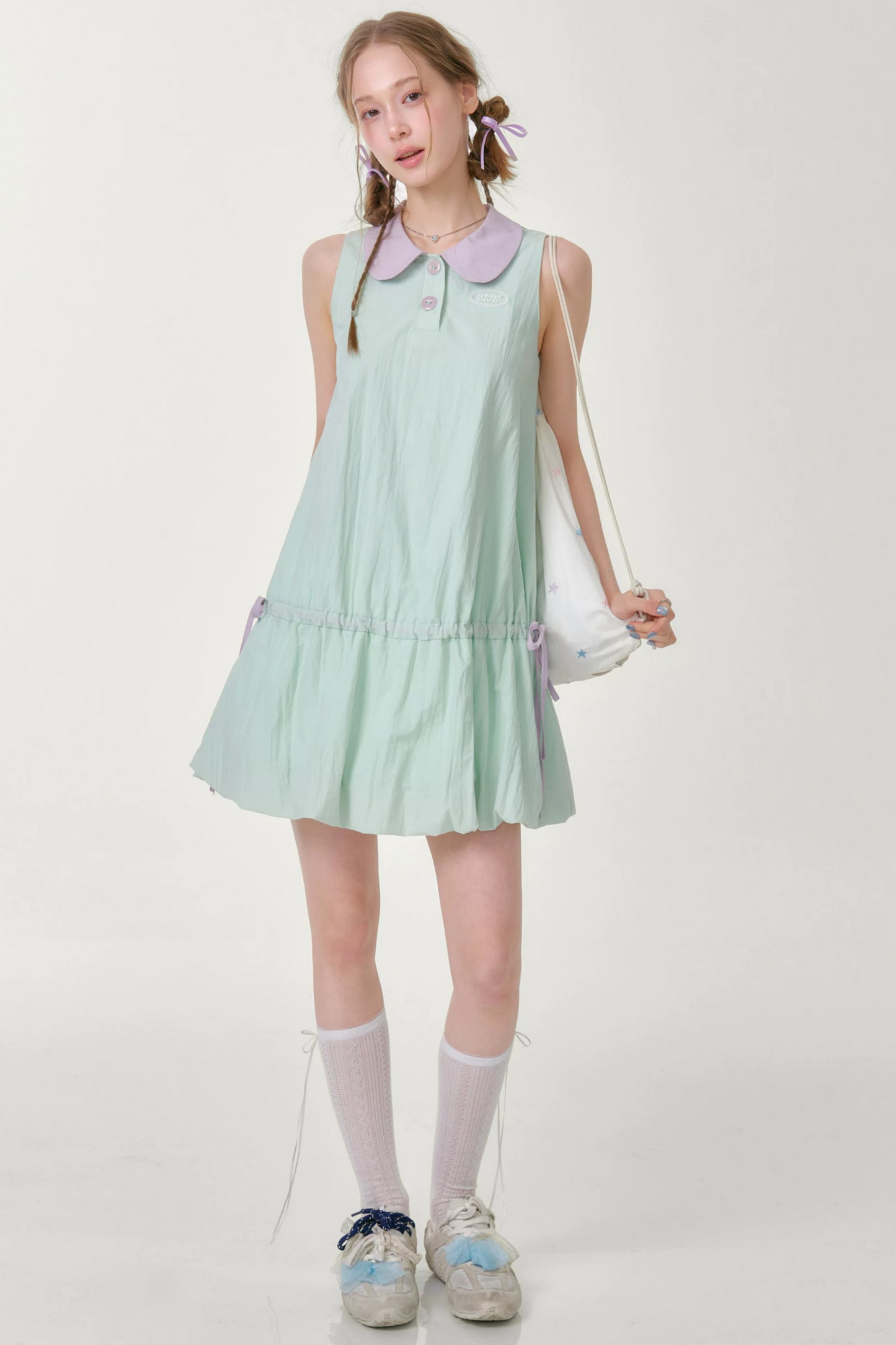 Mint Green Doll Collar Dress