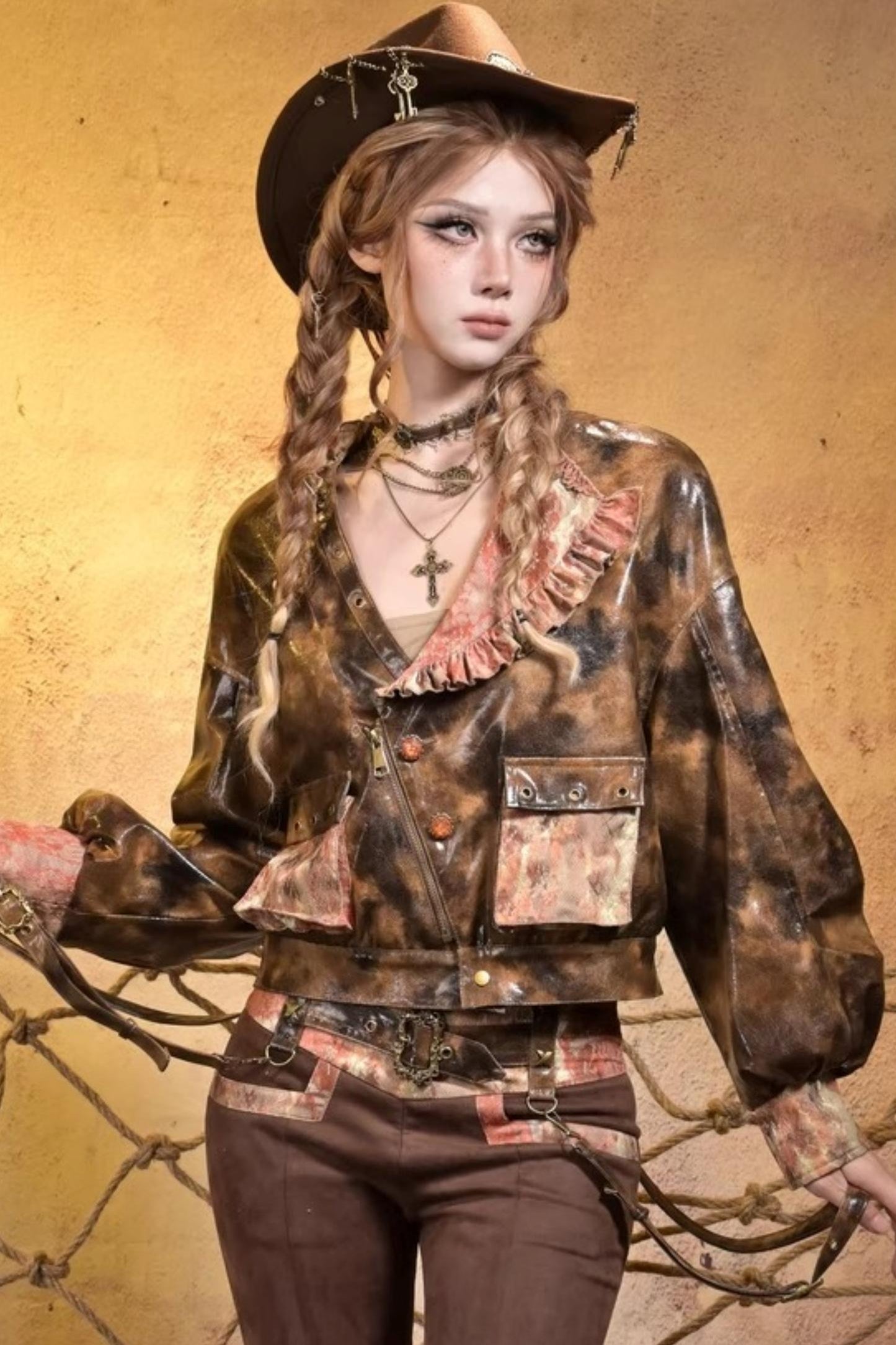 Melard Lace Steampunk Jacket Set-Up