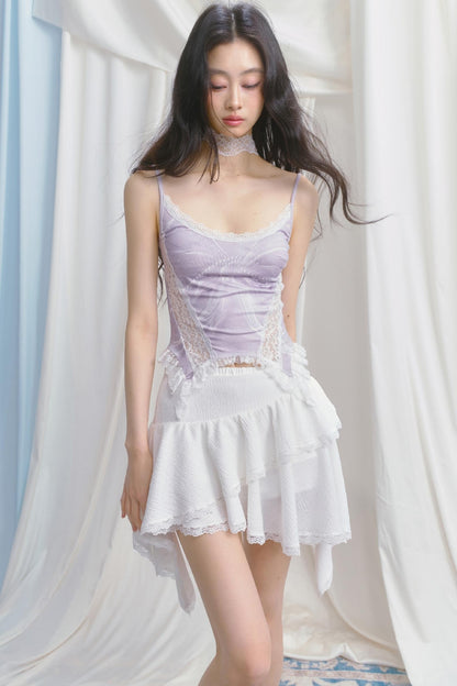 Romantic White Skirt