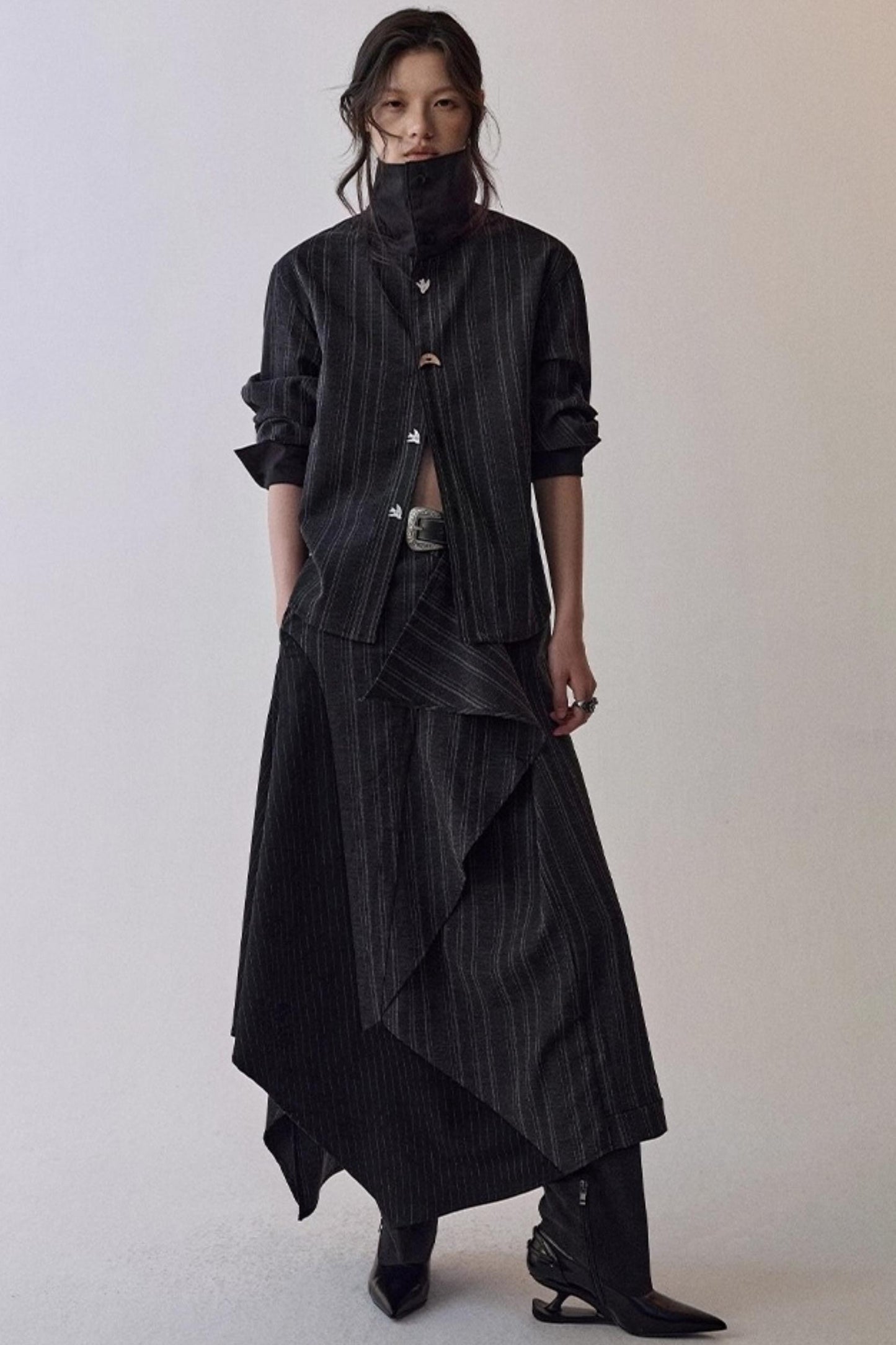 Deconstructed Skirt With Shirt Set-Up