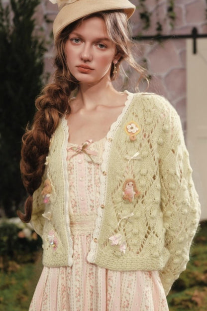 French Floral Pastoral Dress Set-Up