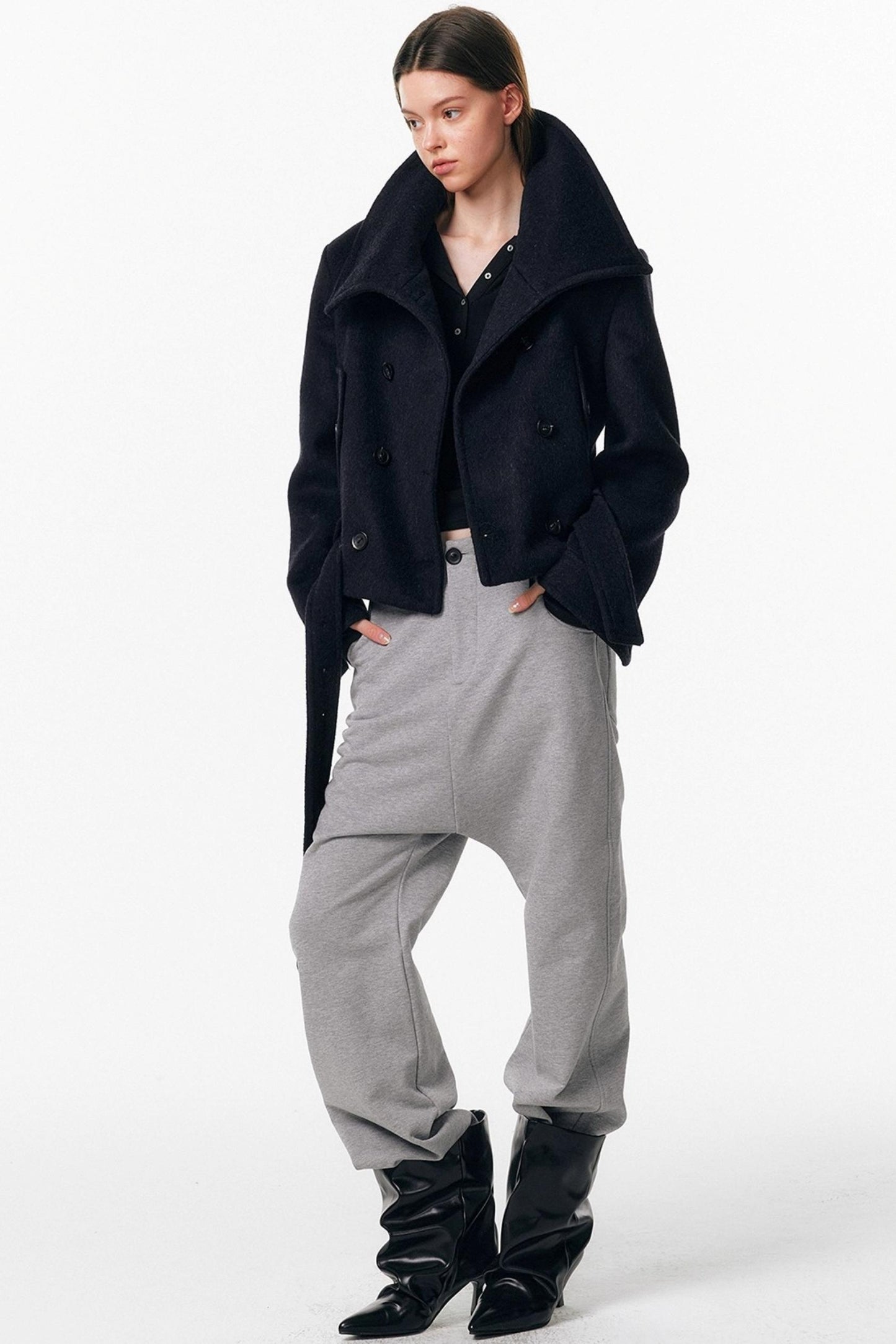 Micro-Flared Walking Pants