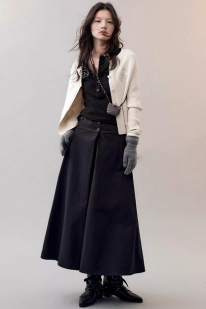 Chic Waist Deconstructed Skirt