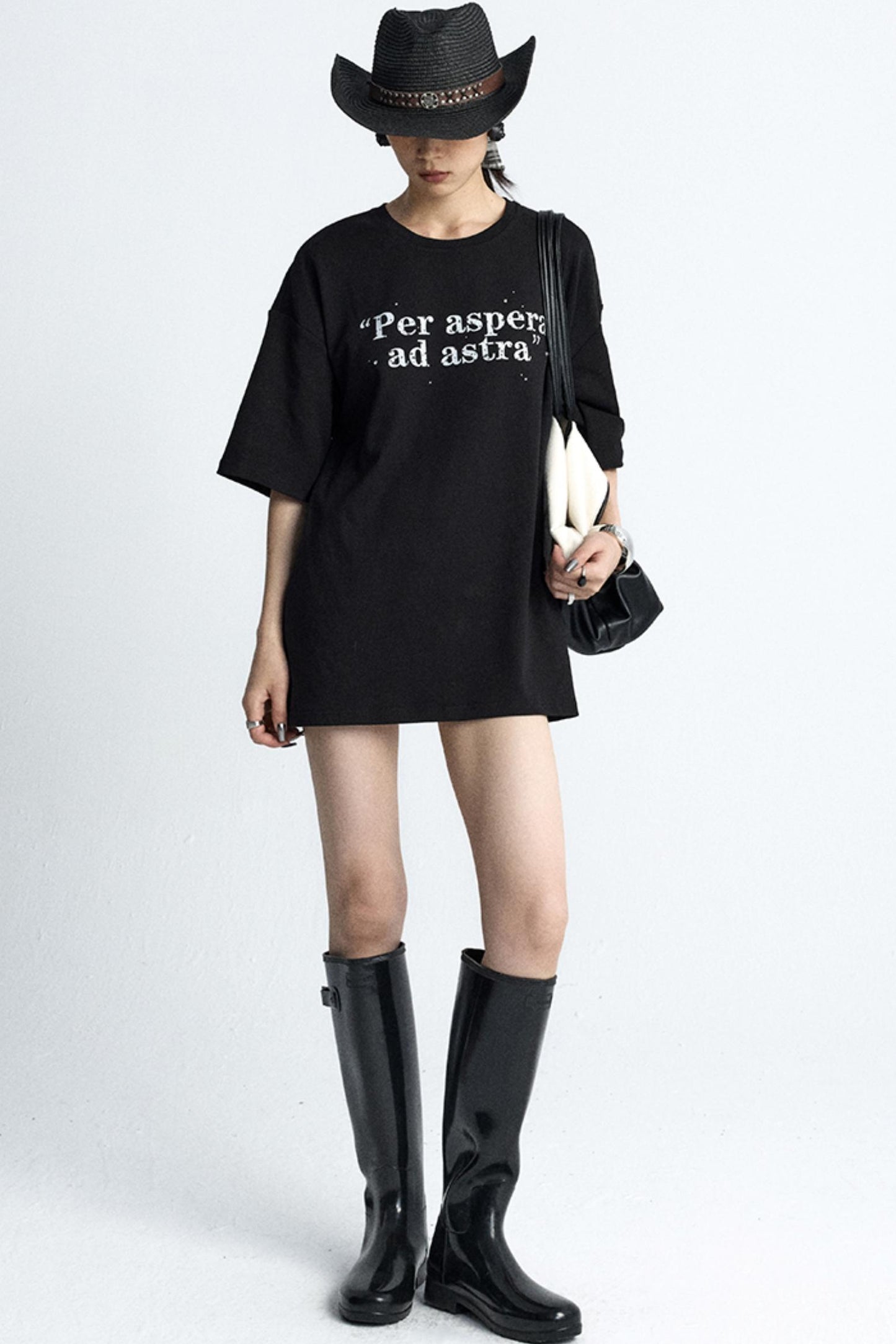 Mottled Chic Slouchy Tee