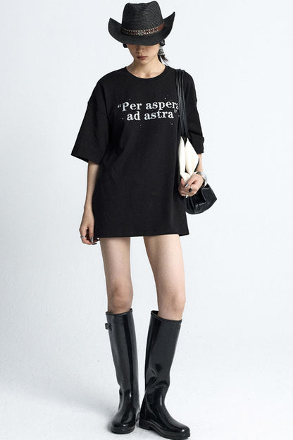 Mottled Chic Slouchy Tee