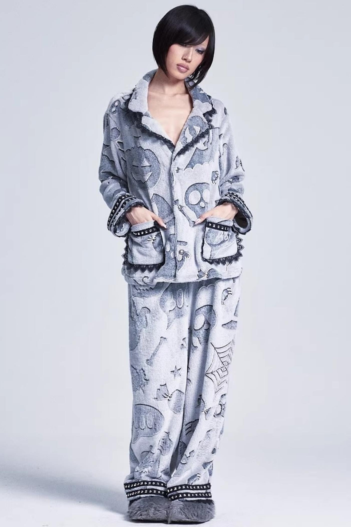 Double-Sided Velvet Pajama Set