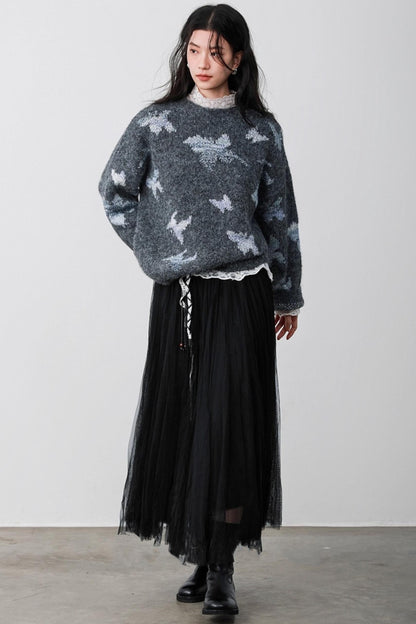Flowing Cloud Gauze Skirt