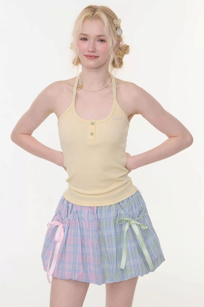 Twist Braid Halter Top